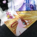 Close-up of the vibrant Panty Stocking mouse pad, highlighting the exclusive, bold anime character art and playful aesthetic.