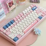 Pure Heartbeat PBT Keycap Set gallery, showcasing crisp dye-sub legends, durable PBT, and ergonomic comfort with a serene, minimalist aesthetic.