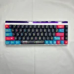 Vibrant pixel video games keycaps set, showcasing a retro arcade PBT side-lit set with dynamic translucent legends for a playful keyboard.