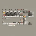 Full set of Retro Synthesizer Keycaps Set, featuring a distinct vintage synth design that brings nostalgic electronic music vibes to any keyboard.
