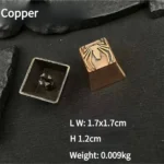 Pure copper Spider-Man logo keycap from various angles, highlighting its iconic design, intricate metallic details, and vintage patina, premium art.