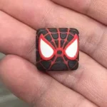Vibrant handcrafted Spiderman resin artisan keycap, showcasing iconic characters details. A unique Marvel keycap perfect for customizing your keyboard.