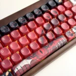Exclusive Love and Deepspace Sylus PBT keycaps set featuring Sylus, with a three-sided translucent design and polished MOA profile for a premium, ethereal design.