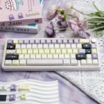 Premium Unforgettable Moments PBT Keycap Set in Cherry profile. Durable PBT keycaps showcase a soft, elegant design, evoking cherished memories for a timeless design.