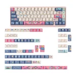 A playful, vibrant Dopamine PBT Dye-Sub 145-keycap set in Cherry profile, neatly packaged to boost your keyboard's mood.