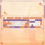 Showcasing the exclusive Wuthering Waves Sigrika PBT keycap set, featuring vibrant character art and unique thematic designs. Enhance your gaming set.