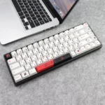 Bushido PBT Keycaps Set: Warrior's Path. PBT keycaps with elegant dye-sublimated Bushido motifs and crisp legends, highlighting premium design.