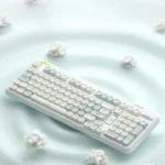 Exquisite Butterfly Hand-Tie Artisan Keycap Set featuring a delicate, nature-inspired butterfly motif with intricate details and a rare MOA profile.