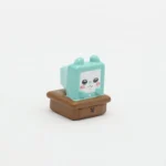 A delightful handcrafted 3D resin Chiikawa Momonga keycap, showcasing its unique adorable design and vibrant colors, perfectly capturing anime tribute.