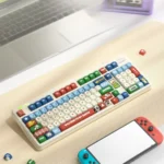 Whimsical Cow Ranch Keycaps set, showcasing unique cow prints and lush pasture designs. Durable PBT with crisp dye-sub legends for lasting charm.
