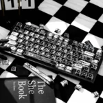Dynamic CSGO Printstream Keycaps Set showcased from various angles, highlighting the exclusive comic book and graffiti art designs that unleash your gaming aesthetics.