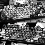 Dynamic CSGO Printstream Keycaps Set featuring exclusive comic art and vibrant manga graffiti, igniting your gaming spirit with playful energy.