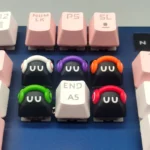 Handcrafted Playful Monster Artisan Resin Keycap. Adorable, whimsical, and colorful, this Cherry profile keycap's charming details.