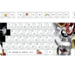 Full set display of Digimon Gallantmon PBT dye-sub keycaps set, featuring vibrant character art and a playful design for an immersive digital adventure keyboard.