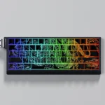 Exquisite Dragon-Themed PBT Dye-Sub Keycaps set, revealing majestic dragon motifs and intricate traditional Asian artistry from multiple, vibrant angle.