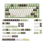Elegant Euphemialynn PBT dye-sub keycap set (150 keys), capturing serene laurel motifs and mythical artistry.