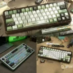 Elegant Euphemialynn PBT Dye-Sub Keycaps set, showcasing intricate mythical laurel motifs and ethereal artistic details. Durable and visually stunning design.
