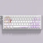 Exclusive Violet Evergarden PBT Dye-Sub Keycap Set elegantly displayed, showcasing its artistic tones for a refined aesthetic.