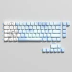 Exclusive Genshin Impact Furina PBT keycaps set: 74 side-lit keys for 60-68% boards, with vibrant character art and an elegant palette.