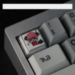 Exclusive Gintama artisan resin keycap, exquisitely detailed from multiple angles, vibrant colors bringing iconic anime moments to life.