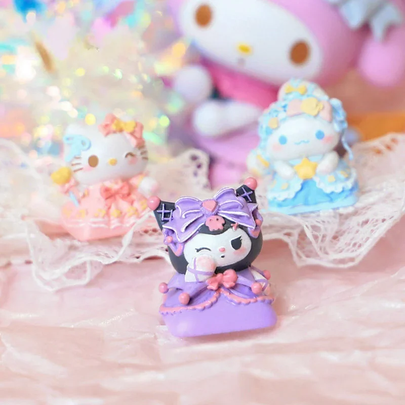 Playful Hello Kitty artisan resin ESC keycap, viewed from a distinct angle. Highlights its vibrant character design and intricate handcrafted resin setup.