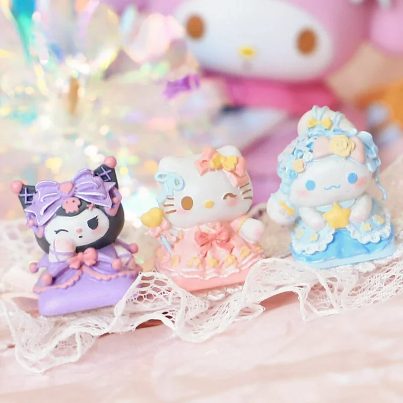Showcasing a vibrant Hello Kitty artisan resin keycap, this iconic character ESC charm adds a playful, whimsical touch to any keyboard.