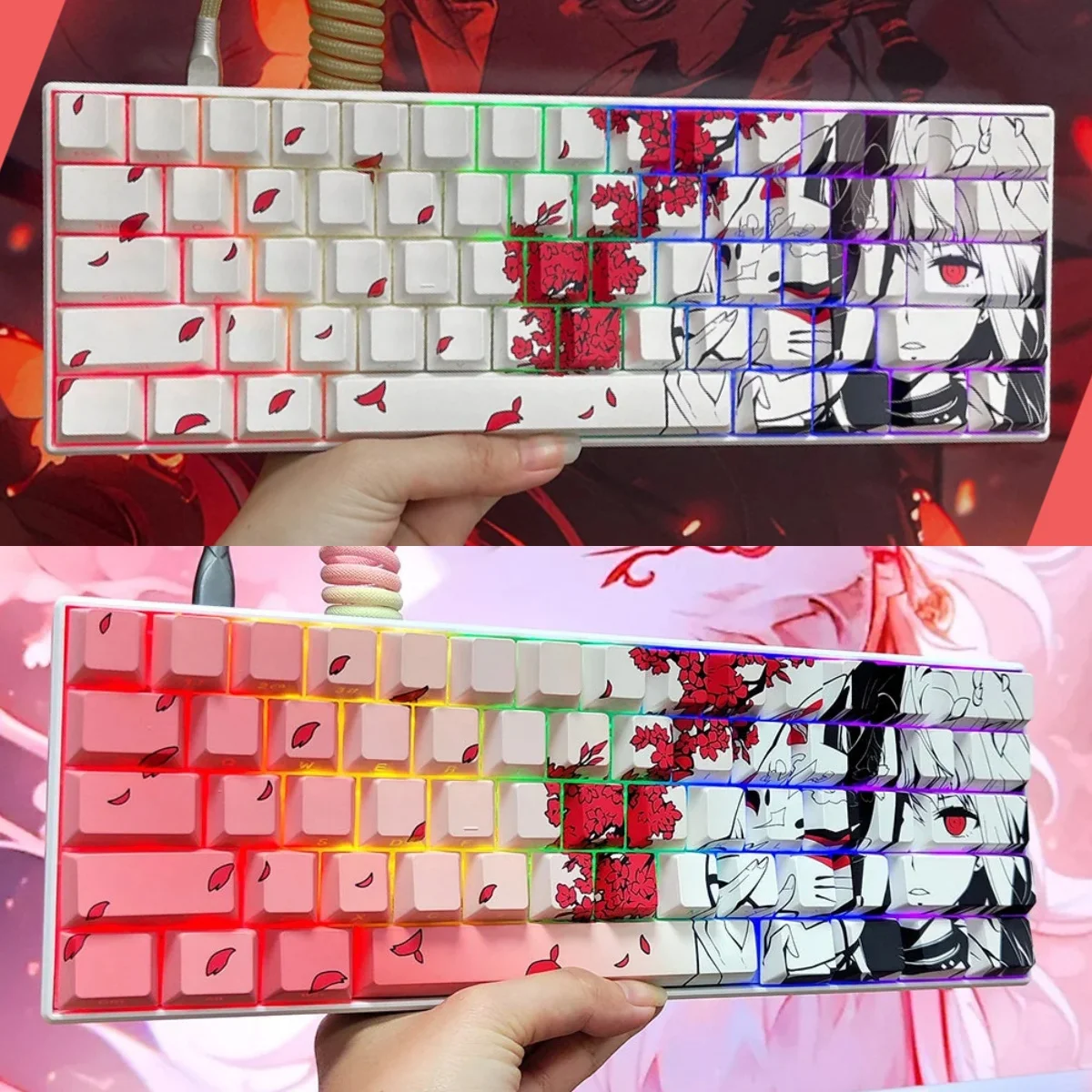 Mystical Kitsune Cherry Keycap Set