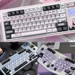 Love Prohibition Keycaps Set main image: Vibrant anime PBT set, showcasing playful characters and ergonomics profile for a fun, durable keyboard.