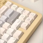 Ono Convenience Store Cherry Keycap Set gallery. Shows durable dye-sub Cherry profile 146-keycaps, highlighting minimalist charm and subtle store legends.