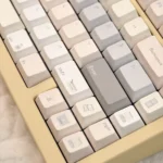 Ono Convenience Store Cherry Keycap Set: durable dye-sub PBT, Cherry profile. Clean, minimalist convenience store motifs add charming, premium detail.