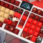 Mortenax Blade Side-Engraved Backlit PBT Keycaps Set. Sleek, dark Cherry profile with subtly glowing legends for tactical precision.