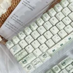 Scarlett artisan keycap. Exquisite vintage elegance, intricate details, and rich, captivating colors, crafted for keyboard enthusiasts.