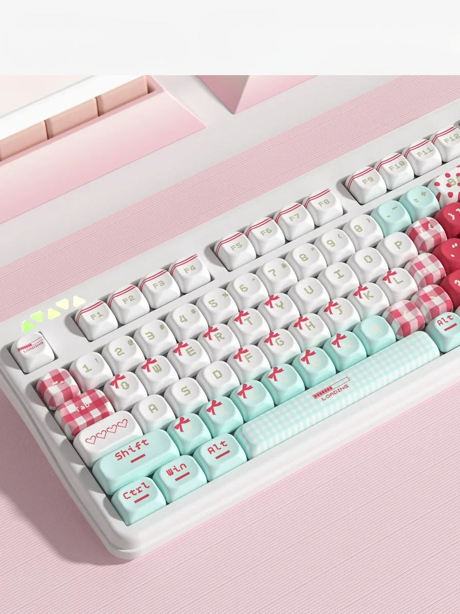 Premium Sodium Carbonate Keycaps Set main display, showcasing the durable PBT material, unique uniform MOA profile, and clean, precise scientific aesthetics.