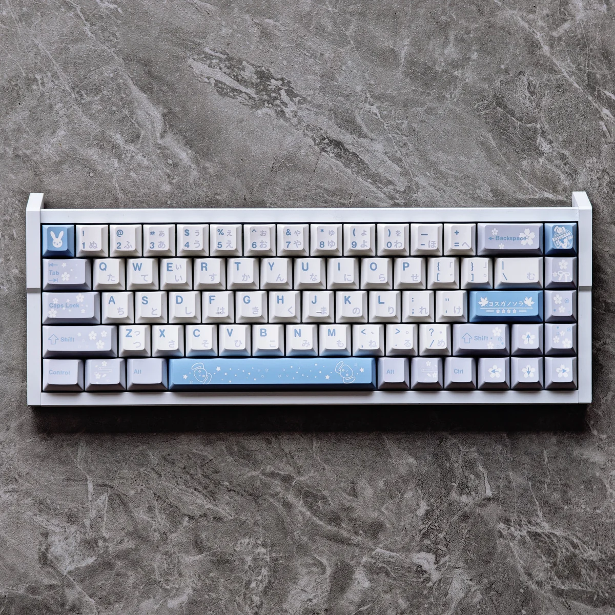 Sora Kasugano PBT Dye-Sub Keycaps Set, Waifu Edition. Exclusive gallery views showcase premium PBT and iconic anime artwork in elegant design.