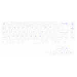Exclusive Sora Kasugano PBT dye-sub keycaps set, a 73-key Pure Enjoyment set with front-printed iconic anime art in elegant design.