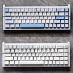 Exclusive Sora Kasugano PBT Dye-Sub Keycaps Set showcasing iconic waifu artwork with an elegant anime aesthetic.