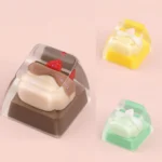 Whimsical, handcrafted dessert keycap, a miniature and realistic sweet treat. An irresistible visual delight for your keyboard, adding playful charm.