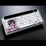 Premium Valorant Clove PBT dye-sub keycaps set. Multiple angles show durable build, mystical butterfly legends, and aesthetic for gaming keyboard.