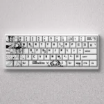 Wuthering Waves Shorekeeper dye-sub PBT keycaps set, displaying durable PBT and serene mystical guardian motifs.