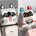Artistic handcrafted Zenless Zone Zero Bangboo artisan keycap, showcasing a vibrant 3D sculpted Bangboo with game-accurate details and rich, captivating design.