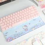 Adorable Hello Kitty wrist rest gallery, featuring its whimsical design and ergonomic comfort from various playful angles with vibrant colors.