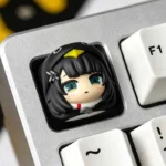 Exclusive Arknights Endfield Endministrator artisan keycap, an intricately designed Arknights keycap capturing the game's futuristic character aesthetic.
