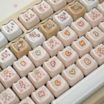 Whimsical Chiikawa Usagi Jelly MAO keycaps. An exclusive set of translucent, vibrant jelly keycaps featuring playful Usagi characters.