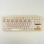 Exclusive Whimsical Chiikawa Usagi Jelly MAO Keycaps set, showcasing vibrant translucent keycaps with playful Usagi characters, perfect for custom keyboard.