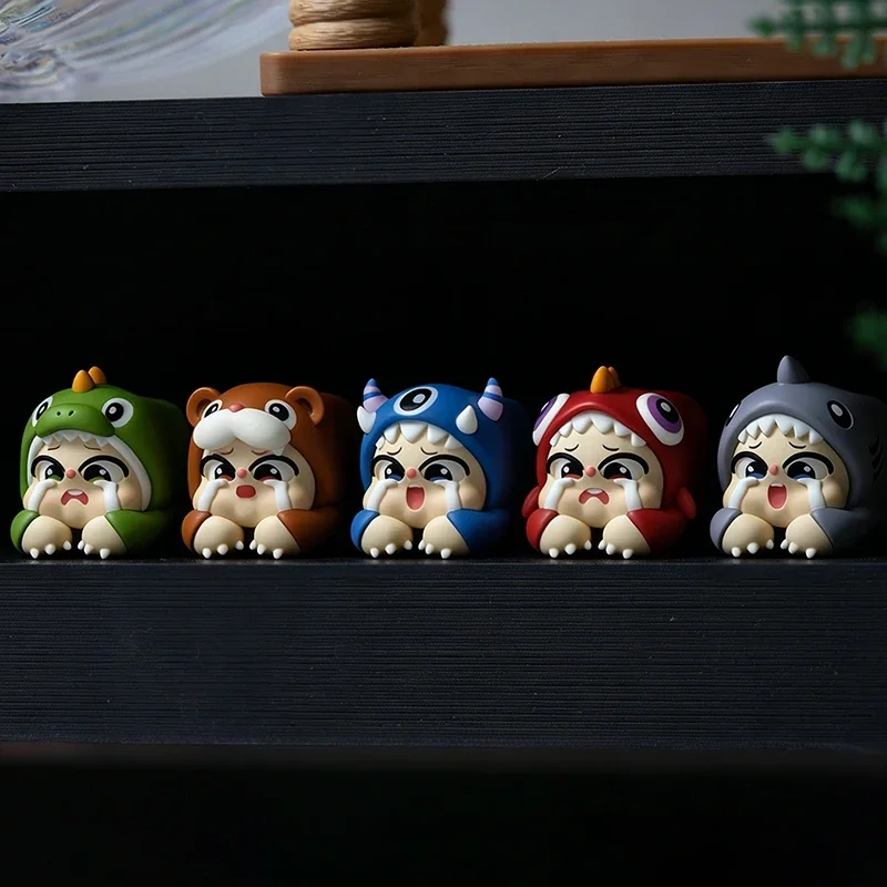 Handcrafted Crying Baby artisan resin keycap featuring a whimsical, tearful character, perfect unique keyboard art.