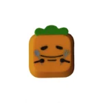 Gallery of handcrafted Cynical Carrot Tanaka keycaps, featuring vibrant resin and detailed, expressive character designs from multiple angles.