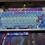 Exclusive Genshin Impact Columbina Shadowfold PBT Keycap Set, showcasing its ethereal, mysterious shadowfold artistry. Premium Genshin Impact keycaps.