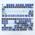Exclusive Genshin Impact Lohen PBT side-engraved keycap. Mystical character art on premium PBT, a sophisticated Genshin Impact keycap.