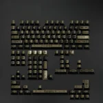 The Great Gatsby Cherry Keycap Set displayed from a unique angle, showcasing its vintage design and luxurious 1920s glamour.