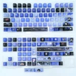 Gu Shiye Keycap Set: Beyond the World artisan artistry, showcasing intricate details and ethereal character themes from a unique perspective.
